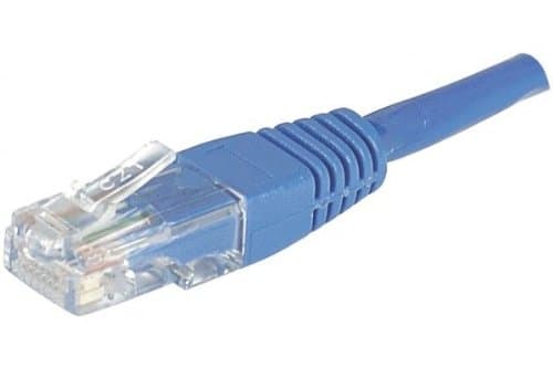 Dexlan 16.4ft Cat5E RJ45 UTP CCA Patch Cable - Blue
