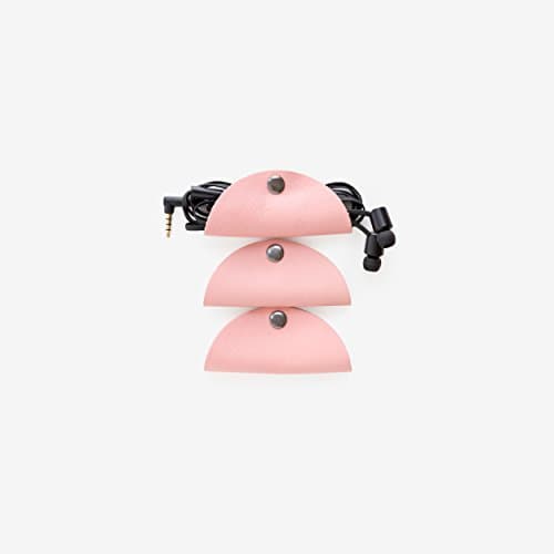 This Is Ground Genuine Leather Cord Taco 3-Pack Regular: Cord Organizer for Tech Accessories – 100% Real Italian Leather – Cord Management System For Professionals, Students and Travelers