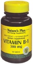 Natures Plus Vitamin B-1 300 Mg Sustained Release Tablets 90