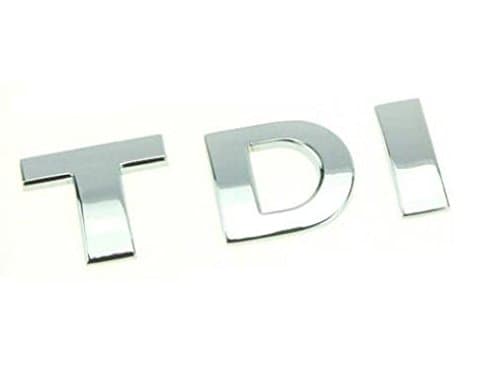 TDI Turbo Chrome Boot Badge Emblem Sticker