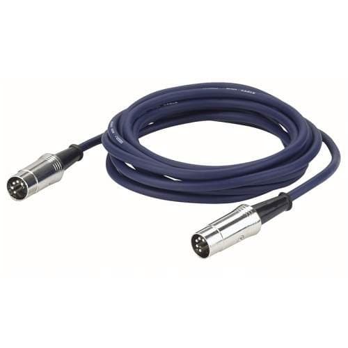 Dual Draft Guard VSE 641032 Midi Cable – 5-Pin Din Plug, 3 m, Blue