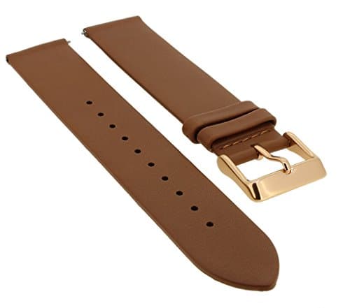 Timex Weekender Fairfield 20 mm Leather Replacement Strap in Brown, TW2R2 6200