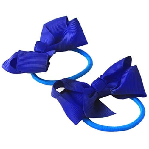 2 x Bow Bobbles (3") - Various Colours (Royal Blue)