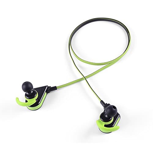 Bluetooth Headphone Wireless In-Ear Magnetic Earbuds with Mic for Support Android and IOS (Green)