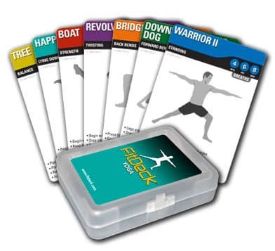 FITDECK Exercise Playing Cards for Guided Home Workouts, Yoga