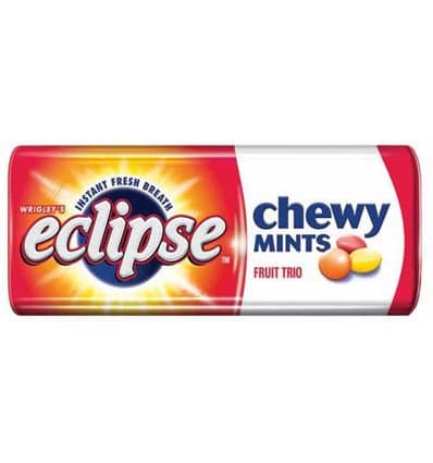 Wrigley Eclipse Chewy Mint Fruit Trio x 20