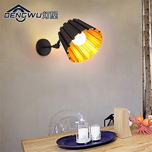 DengWu Wall Sconce Post-modern simple, creative bedside bedroom study room living room aisle, industrial wind wall lights, lamp cover diameter 26mm, height 180mm, retractable 290mm-480mm