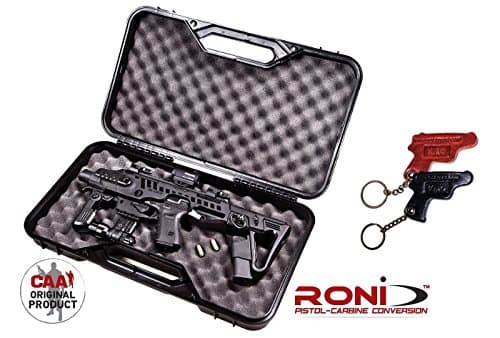ROCASE-B CAA Tactical Case for RONI-B USA Made + KIRO Leather Keychain