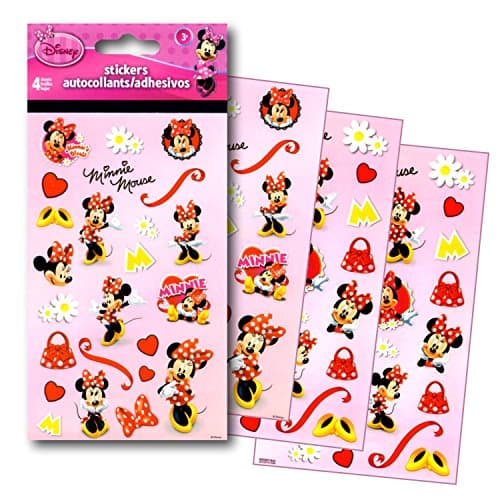 Disney Minnie Mouse Stickers - 4 Sheets