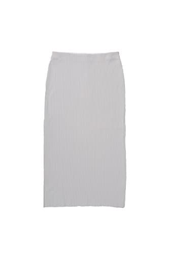 HEMSMITH | Len - Rib Fitted Double Slit Skirt