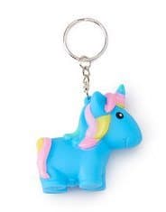 Poo-Poo Unicorn Keychain (Blue)