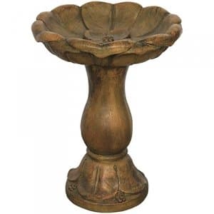 ANGELO DECOR INTERNATIONAL ROSETOWN BIRDBATH