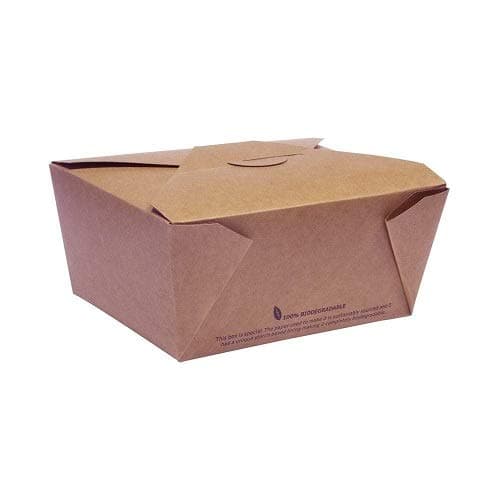 #8 Takeaway Brown Box Eco Version, Disposable Containers For Salads And Burgers, Cardboard Container, Biodegradable Sauce Pie Meal Box, Recyclable Compostable Paper Box, Eco Friendly Take Out Box (35)