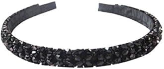 Vogue Hair AccessoriesCrystal Beaded Plastic Fancy Party Wedding Hairband For Girls