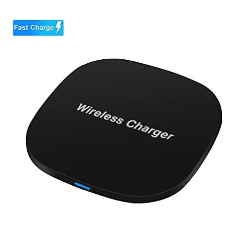 QI Fast Wireless Charger, Wireless Charging Pad Stand for iPhone 8 / 8 Plus, iPhone X and QI Enabled Device, Provide Fast Charging for Samsung Galaxy S8/ S8+/ S7 / S7 edge / S6 edge+, Note 5, Note 8