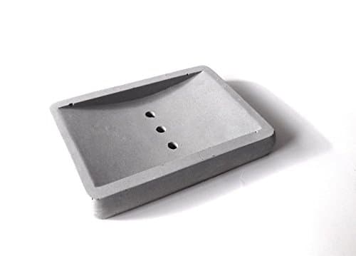 Minimalist Concrete Soap and Sponge Dish
