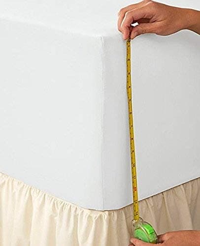 Pricebust] EXTRA DEEP FITTED SHEET SUPER KING SIZE WHITE 100% EGYPTIAN COTTON 200 THREAD COUNT 200TC 16" DEPTH