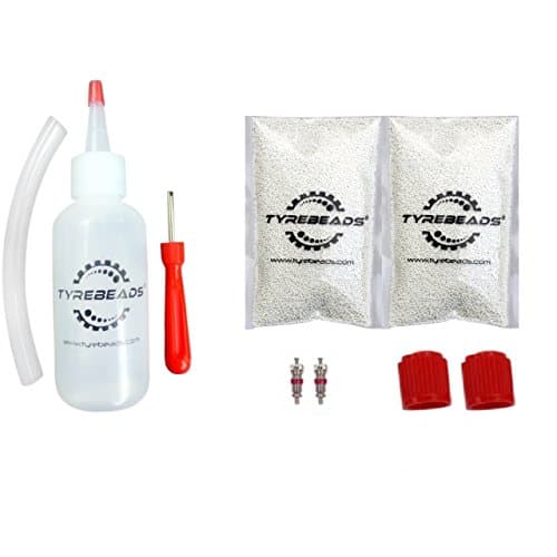 Motorcycle Internal Tire Balancing Beads Kit - 1 oz Front + 2 oz Rear