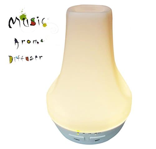 Aroma Diffusers,Benry Aromatherapy Essential Oil Diffuser 100ml Ultrasonic Cool Mist Humidifier with music features,Waterless Auto Shut-off and LED Lights for Home Office Baby