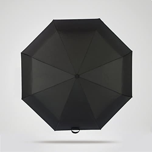 Automatic Travel Umbrella Windproof Wind Resistant Compact Golf Umbrella With Auto Open Close One Handed Operation Slip-Proof Handle Portable and Lightweight For Mens womens (Black)