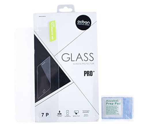 Ocban iPhone 8, 7, 6S, 6 PLUS Tempered Glass Screen Protector H9 Hardness Oleophobic Coating 3D Touch Compatibility HD Effect Round Edges Superb Quality Display Protection Easy Application