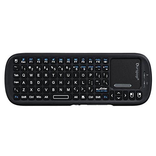 OURSPOP 2.4G Wireless Mini Handle Qwerty Keyboard Mouse Combo With Touchpad for Windows/Mac/Android Tablets/Mobile Phones/Smart TV (OP-19S)