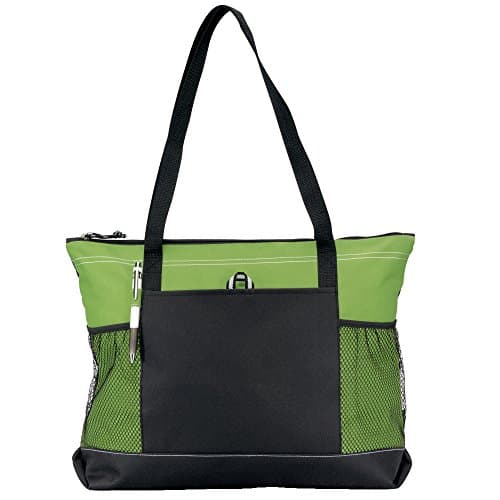 Select Zippered Tote (Assorted Colors) - Can Be Embroidered