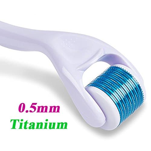 Premium Derma Roller 540 Micro Needle Titanium Skin Care System Ideal to Keep Your Skin Young and Radiant -Best Micro Roller Kit for Silky Smooth,Hair Growth/TCVN 9001-0.25