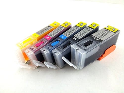 PGI-250 CLI-251 Full Refillable Ink Cartridge For MG5420 IP7220 MX722 MX922 MG5520 MG6420 MG5620 MG6620 MG5522 Ix6820 printers 5pcs Ink
