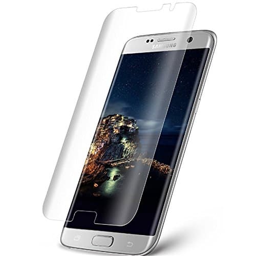 Chocolay Galaxy S7 Edge Screen Protector Tempered Glass, 3D Curved [Case Friendly, 96% Half Coverage Version] HD Anti-Bubble Scratch Fingerprint Proof (Clear)