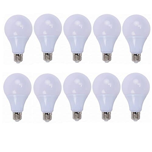 Tanxinxing E27 12v LED Bulb,3/5 Watt LED Light Bulbs - 12v 24v Low Voltage 70-80LM/W 3000k/6000k AC/DC 12-24V Solar System LED Lights 10-pack (Color : Warm white, Wattage : 3W)