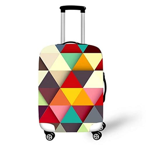 GUOW 3D Luggage Dust Cover European Pattern printing S Code 18 To 20 Inch M Code 22 To 24 Inch L Code 36 To 28 Inch Wear-resistant Soft , S