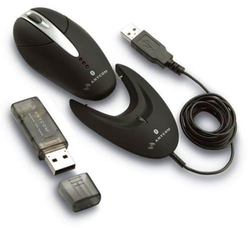 Anycom Bluetooth Mouse & USB Adapter Bundle