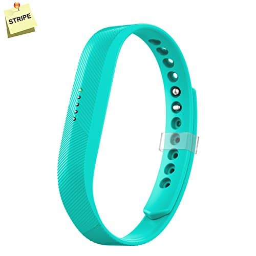 THRODY Fitbit Flex 2 Band, Classic Replacement Accessory Silicone Wristbands Strap w/ Fastener Original Clasp Fitness Bands for Fit Bit Flex 2,No Tracker