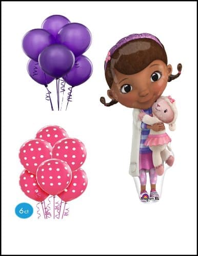 Doc Mcstuffin Ballon Bouquet Party Supply