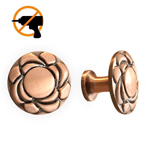 DDhome 2 Pack Flower Pattern Nail and Glue Free Self-adhesive Hook Magic Installs on the Smooth Surface Reusable Wall Hook Home Deco Ornament Hook Support up to 6.6Lbs/3kgs.