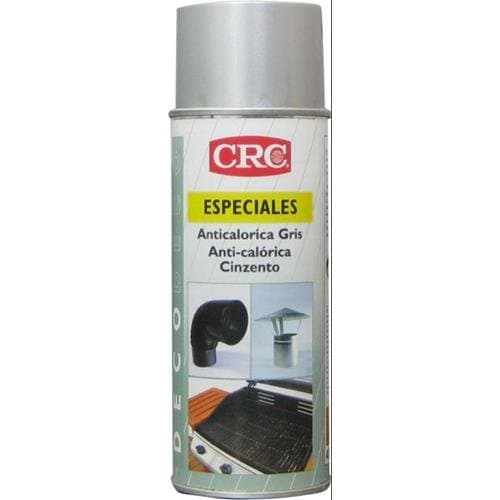 CRC – Spray Paint high Temperature Resistant + 650ºc, Aluminium Grey Deco anticalorica Grey 400 ml