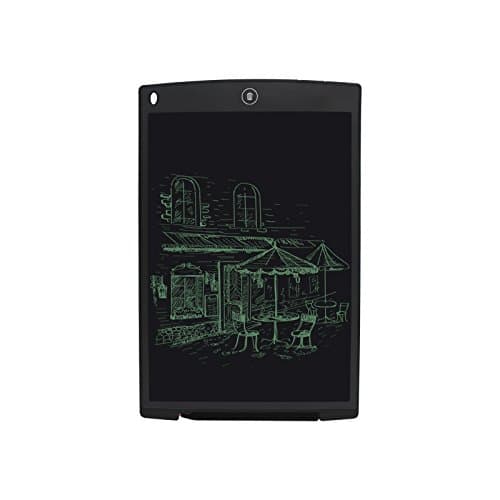 LCD Writing Tablet Zmsj 12 inch E-Writer Handwriting Pads Portable Tablet Board ,Kids and Business Plan Pad Portable Tablet Board (12inch, Black)