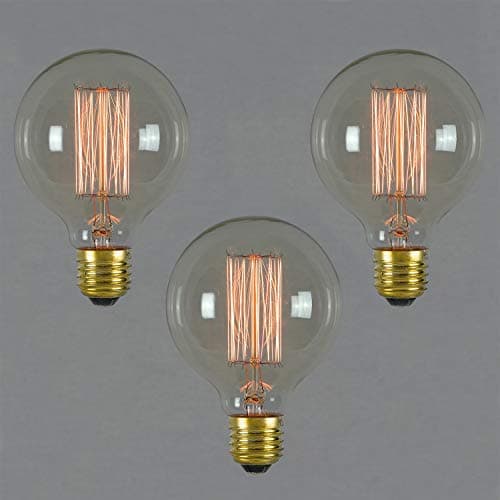 Vintage Edison Light Bulb 60w - Squirrel Cage Globe 80mm E27 ES Dimmable - The Retro Boutique ® (3)