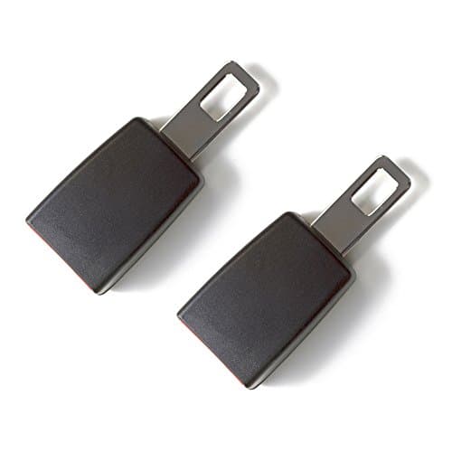 E4 Safety Certified Rigid Seat Belt Extension 2-Pack for 2012 Mercedes ML350 Front Seats, 3 inches, Black from Seat Belt Extender Pros