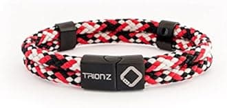 Magnetic Therapy Wristband from Trion:Z – Zen Loop Duo (Small, Black/Red/Silver)