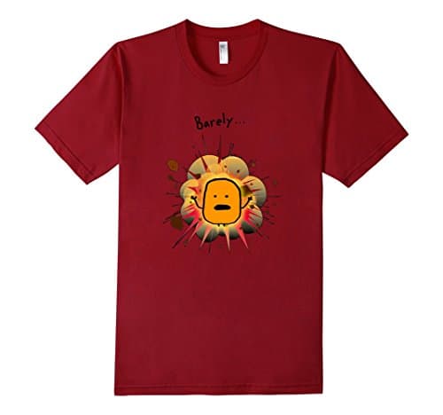 Kevin: Barely... - Male Medium - Cranberry