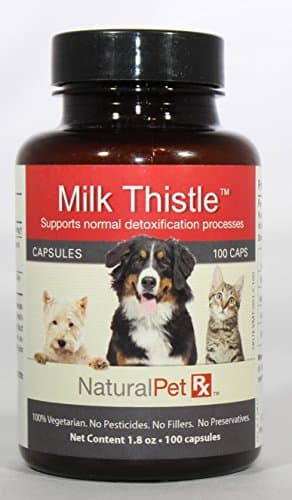 Natural Pet RX Milk Thistle Liver Function Support (100 Capsules)
