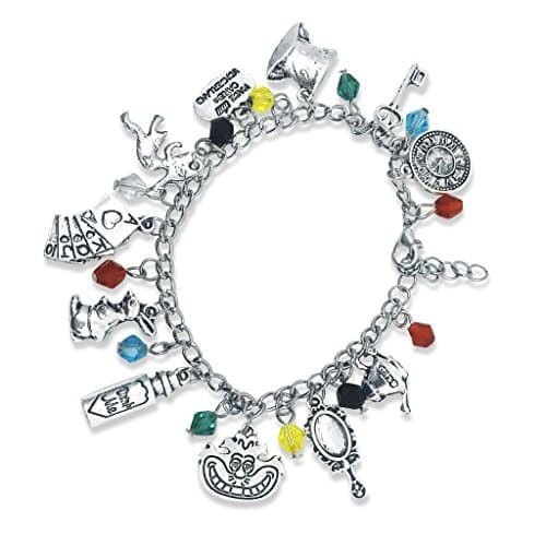 Alice Charm Bracelet with colored beads