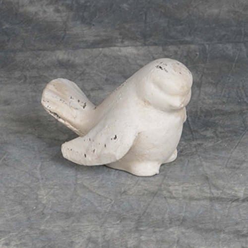 Papier Mache Chabby Chic Bird Figurine