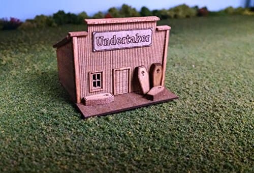 Train Time Laser N Scale Laser Cut Old West Undertaker Building Kit