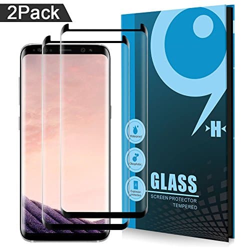 AOFU Samsung Galaxy S8 Plus Screen Protector Tempered Glass,[Touch Sensitive][Anti-Scratch][Easy to Install] [9H Hardness] - [2 pack]