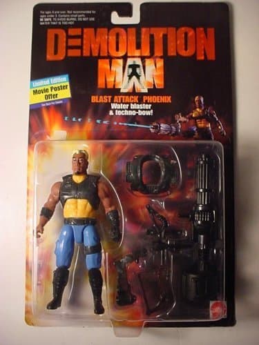 Wesley Snipes As Blast Attack Phoenix Action Figure - Demolition Man: The Movie