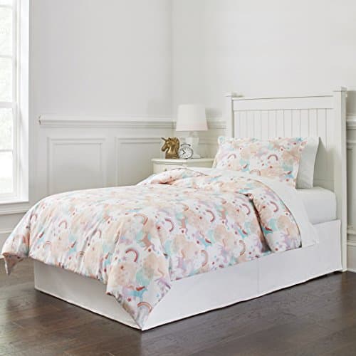 Lullaby Bedding Unicorn Full/Queen Percale Duvet Set