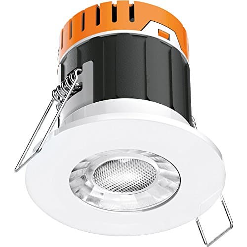 Enlite E5 4.5W Fire Rated Dimmable IP65 LED Downlight Cool White 355lm A+